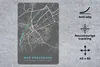 MuchoWow® Mauspad Mousepad Bad Kreuznach - Stadtplan - Blau Produktbild-Vorschau 2