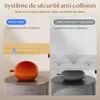 A side-by-side comparison of a product with and without an anti-collision system. Voir les images du produit