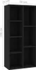 vidaXL Bibliothèque noire 50x25x106 cm bois composite Voir les images du produit 7