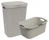 Rotho Set-2tlg. Wäschesammler und Korb Country - 1x Produktbild-Vorschau 1