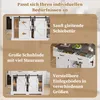 Isola da cucina Merax con piano di lavoro ribaltabile, Anteprima dell’immagine prodotto 12