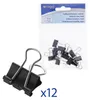 Büroklammern 15mm Westcott Schwarz 12 Stück | Metall Produktbild-Vorschau 2