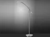Dimmbare LED Stehleuchte schwenkbar, Höhe 126cm, Silber Produktbild-Vorschau 3