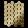 Mosaik Fliese massiv Metall Titan hochglänzend gold 1,6mm Produktbild-Vorschau 3