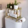 Bovenkant toiletplank, 2-laags - Wandmontage badkamerplank Productafbeelding-voorbeeld 6