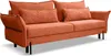 A studio shot of an orange sofa. Podgląd zdjęcia produktu