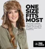 Wintermütze Ushanka Trapper Schurwoll-Futter Winddicht Warm Produktbild-Vorschau 6