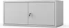A light gray metal cabinet with two doors and a lock, presented on a white background. Produktbild-Vorschau
