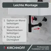 Kirchhoff Design Sifon, odtok pro umyvadlo, odtoková Náhled obrázku produktu 18