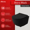 LAVITA Wand-WC Brava Black | HŠnge Toilette | Produktbild-Vorschau 2