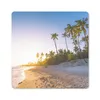 MuchoWow® Mauspad Mousepad Strand - Palme - Sand 30x30 cm - Produktbild-Vorschau 1
