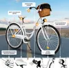 Milord Komfort Stadtfahrrad Fahrrad mit Weidenkorb Produktbild-Vorschau 2
