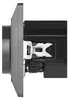 Zásuvka s USB-A+USB-C, antracit Náhled obrázku produktu
