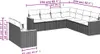 Möbel 9-tlg. Garten-Sofagarnitur mit Kissen Beige Poly Produktbild-Vorschau 8