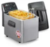 A deep fryer filled with french fries, with its lid and control panel visible. Anteprima dell’immagine prodotto