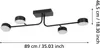 CLAVELLINA Wand-/Deckenleuchte Lampe Beleuchtung - L89 x Produktbild-Vorschau 3