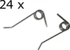 Two metal springs are shown against a white background. Anteprima dell’immagine prodotto