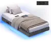 VASAGLE Bettrahmen 90 x 200 cm, mit LED-Beleuchtung, Produktbild-Vorschau 1
