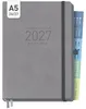 Chäff-Timer Deluxe 2026/2027 / 17 Monate / A5 / Grey Produktbild-Vorschau 1