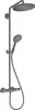 Showerpipe CROMA SELECT S 280 m Brausethermostat brushed Produktbild-Vorschau 1
