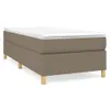 vidaXL Boxspringbett Taupe 90x200 cm Stoff -  Betten & Produktbild-Vorschau 3