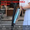 ZELURXX X8 Scooter elettrico pieghevole 10 pollici 350W 32 Anteprima dell’immagine prodotto 3
