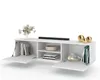 Fernsehschrank TV-Lowboard KING HÄNGEND Weiß Matt/Weiß Produktbild-Vorschau 3