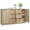 vidaXL Sideboards 2 Stk. Sonoma-Eiche 60x30x70 cm Produktbild-Vorschau 4