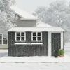 Verzinkter Stahl-Gartenhaus 359,4cm x284,2 cm (10,21 m²), Produktbild-Vorschau 6