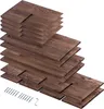 Portabottiglie in legno KADAX, 52 x 25,5 x 52 cm, marrone, Anteprima dell’immagine prodotto 3