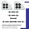 SPORTNOW 2-in-1 Hantel Set, 15 kg verstellbar Dumbbell Set Produktbild-Vorschau 5