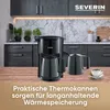 SEVERIN KA 9307 Kávovar čierny, 8 šálok Náhľad obrázku produktu 15