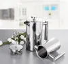 1000ml French Press Kaffeemaschine Edelstahl doppelwandig Produktbild-Vorschau 8