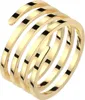 60 (19.1) Ring Spirale goldfarben aus Edelstahl für Damen Produktbild-Vorschau 1