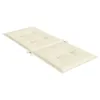 Poduszki Na Krzesła Ogrodowe, 4 Szt., Kremowe, 120X50X3 Cm Podgląd zdjęcia produktu 5