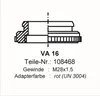 Ventilanpassung VA 16 für Stellantrieb Fußbodenheizung Produktbild-Vorschau 2