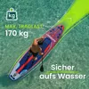 URBOGYM Venti SUP Board 350 cm Rot-Blau, aufblasbares Produktbild-Vorschau 10