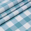 HOMESCAPES Velká kostkovaná bavlněná látka modrá a bílá - Náhled obrázku produktu 2