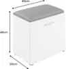 riess-ambiente Moderne Sitzbank JUSTUS 50cm weiß Kunstleder Produktbild-Vorschau 6