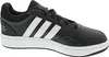 A side view of a black Adidas sneaker with white stripes. Produktbild-Vorschau