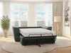 Schlafsofa mit Matratze 4-Sitzer - Strukturstoff - Grün - Produktbild-Vorschau 6