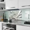 Küchenrückwand Spritzschutz Glas mit Motiv Seidene Textur Produktbild-Vorschau 2