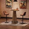 Tribesigns Table de bar, table haute ronde de 95 cm pour Voir les images du produit 6