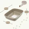 Katzenklo ohne Deckel Junior Katzenklo Klein Katzentoilette Produktbild-Vorschau 2
