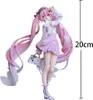 Hatsune Miku 20 cm anime figúrka – PVC zberateľská figúrka Náhľad obrázku produktu 5