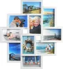 A white collage photo frame displaying multiple beach-themed photos. Anteprima dell’immagine prodotto