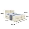 ALTDECOR Boxspringbett mit Fußteil, H3 Matratze und Topper Produktbild-Vorschau 6