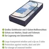 Unterbettkommode mit Sichtfenster Blau 105 x 15 x 45 cm Produktbild-Vorschau 4