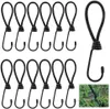 12 Stück Planenspanner mit Haken, Schwarz Spannhaken, 15cm Produktbild-Vorschau 1
