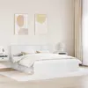 vidaXL Struttura letto con testiera bianca 200 x 200 cm in Anteprima dell’immagine prodotto 3